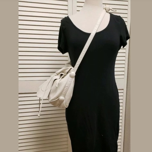 SOLD! {Carlos Falchi} Leather Crossbody Bag - Picture 2 of 8